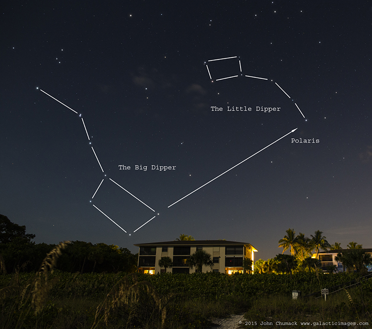 big dipper little dipper constellation