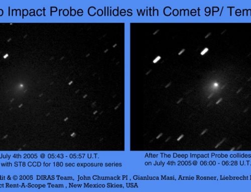 Deep Impact Probe Collides with Comet 9P/Tempel 1