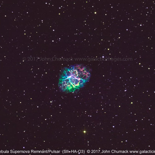 M1 The Crab Nebula Pulsar, Narrow band