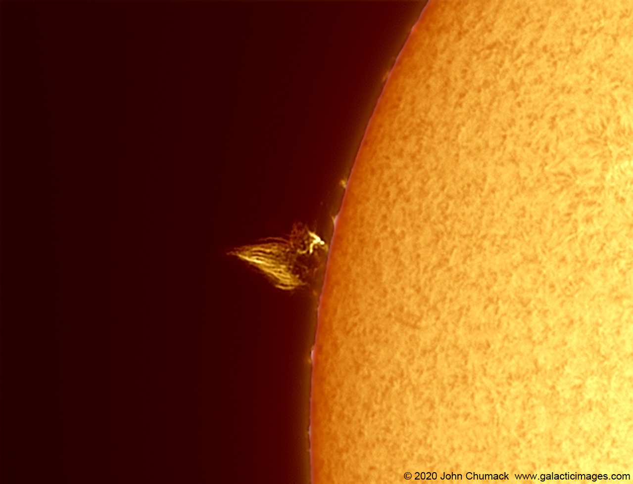 Solar Prominence....on 05-25-2020 @15:59 U.T.