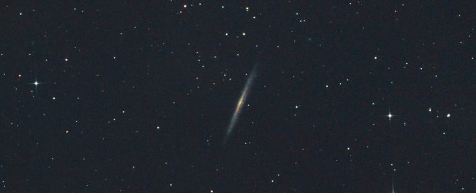 NGC 5907 (also known as Knife Edge Galaxy or Splinter Galaxy)