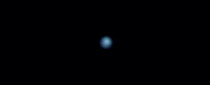 The Planet Neptune on 10-25-2020 as seen from Earth.