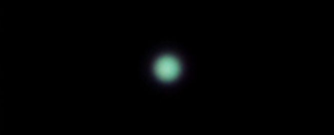 The Planet Uranus as seen from Earth.