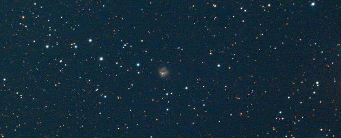 NGC-1985 and vdB 45, two small, bright reflection nebula
