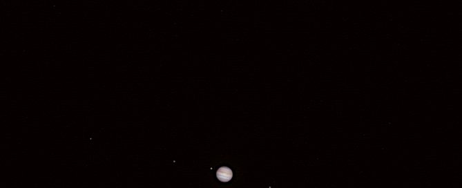 Jupiter and Saturn Conjunction on 12-20-2020 through a telescope