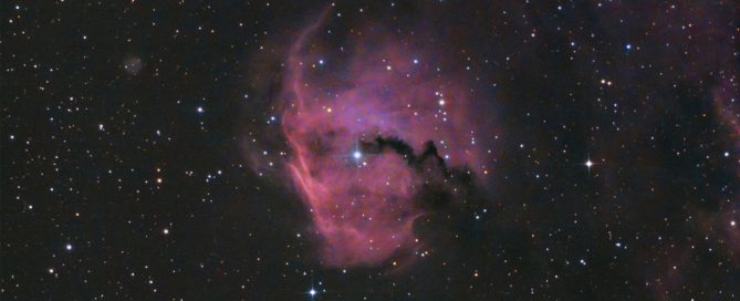 Gum 1 - The head of the Seagull Nebula