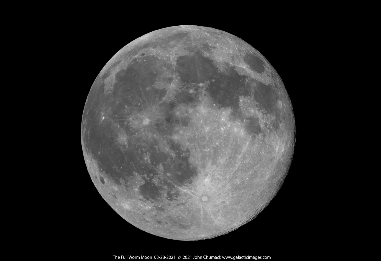 The Full Worm Moon on 03282021 Galactic Images