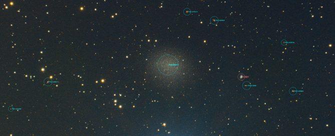 Leo I is a dwarf spheroidal galaxy in the constellation Leo.