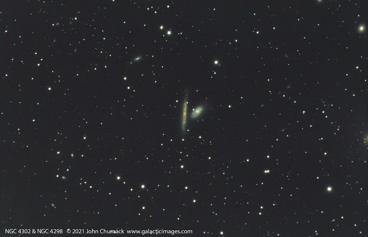 NGC4302 and NGC4298 Galaxies