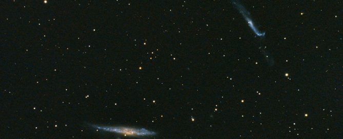 The Hockey Stick Galaxy and The Whale Galaxy