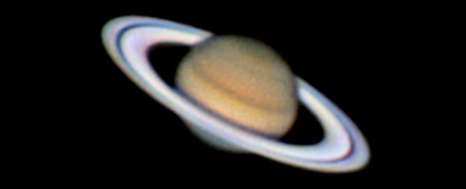 The Planet Saturn Near opposition on 08-01-2021