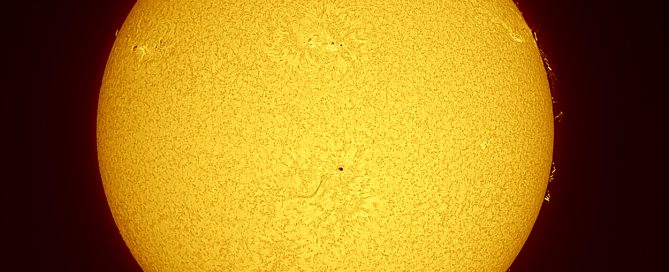 The Sun (Full Disk activity) in Hydrogen Alpha Light on 02-05-2022