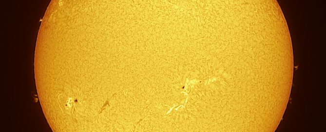 Full Active Sun in Hydrogen Alpha Light on 03-05-2022