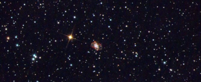 NGC 2440 is a planetary nebula, a dying star in Puppis
