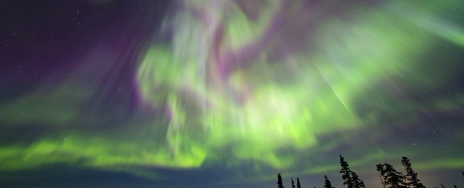 Aurora Tarantula in the Alaskan sky!