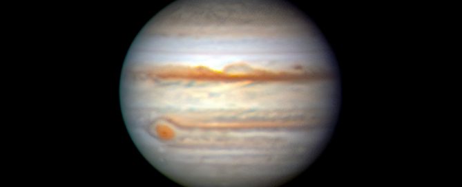 Jupiter and The Great Red Spot on 08-03-2022 at 09:21 U.T.
