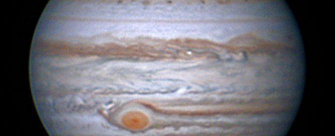 Jupiter and The Great Red Spot a Fantastic Close-up View
