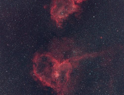 The Heart & Soul Nebula in Cassiopeia