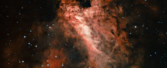 M17 The Swan or Omega Nebula Complex in Sagittarius