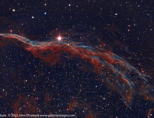 52 Cygni(bright star) and NGC-6960 The Veil Nebula – “The Witches Broom”