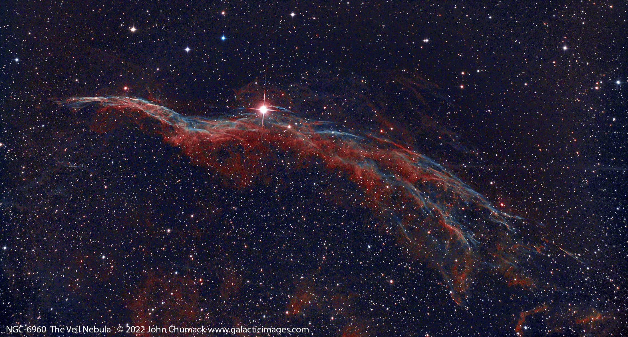 The Witches Broom, the Veil Nebula, Supernova remnant