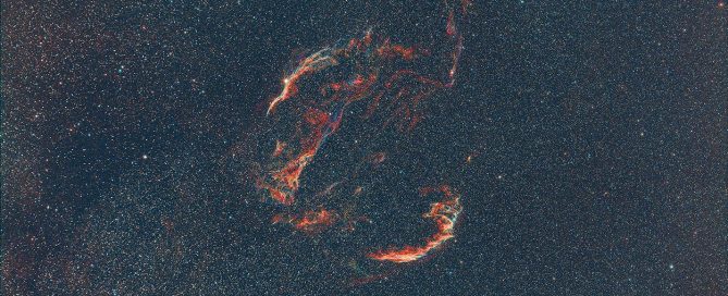 The entire Veil Nebula Complex - Supernova Remnant in Cygnus.