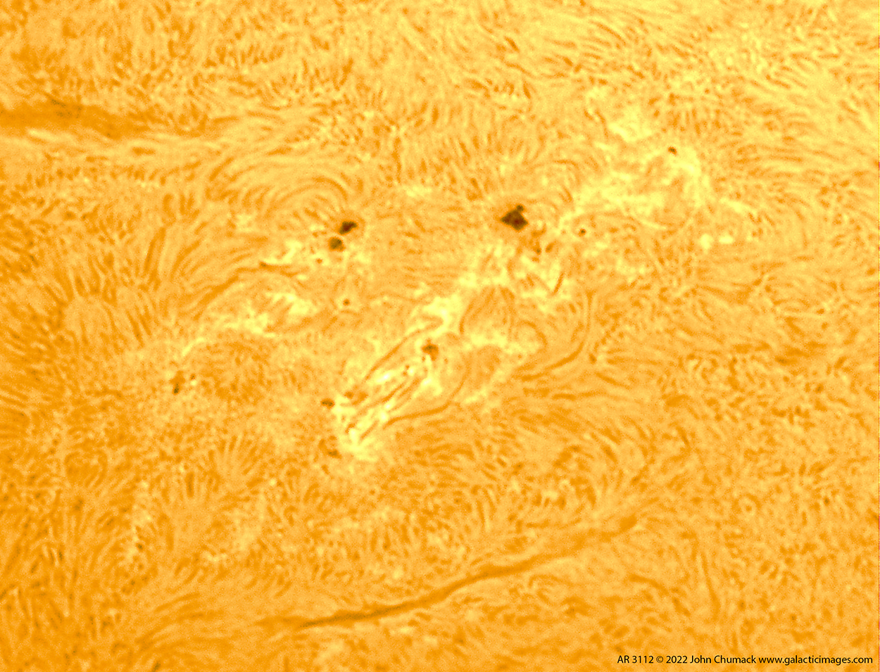 Sunspot group AR3112