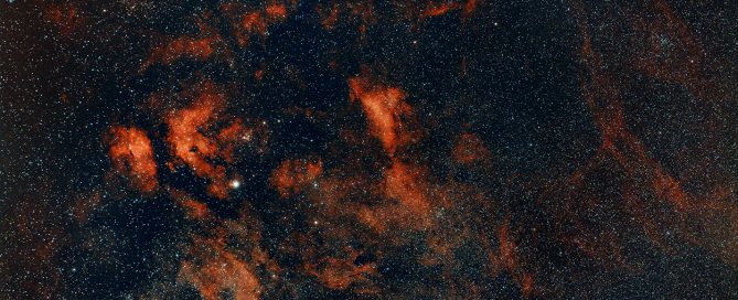 Bright Star Sadr and The Gamma Cygni Emission Nebula Region (wide field)