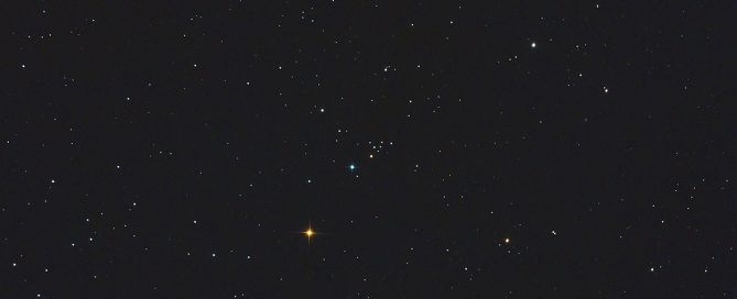 NGC 7772 is a tiny collection of stars, spanning 3 arc minutes in the constellation Pegasus, once thought to be an Open Cluster.