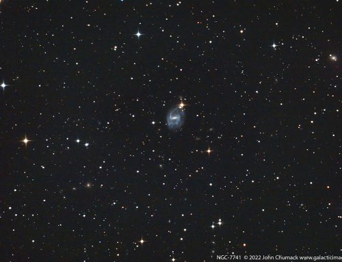 NGC 7741 is a Barred Spiral Galaxy in Pegasus