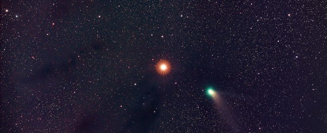 The Planet Mars & Comet c/2022 E3 ZTF