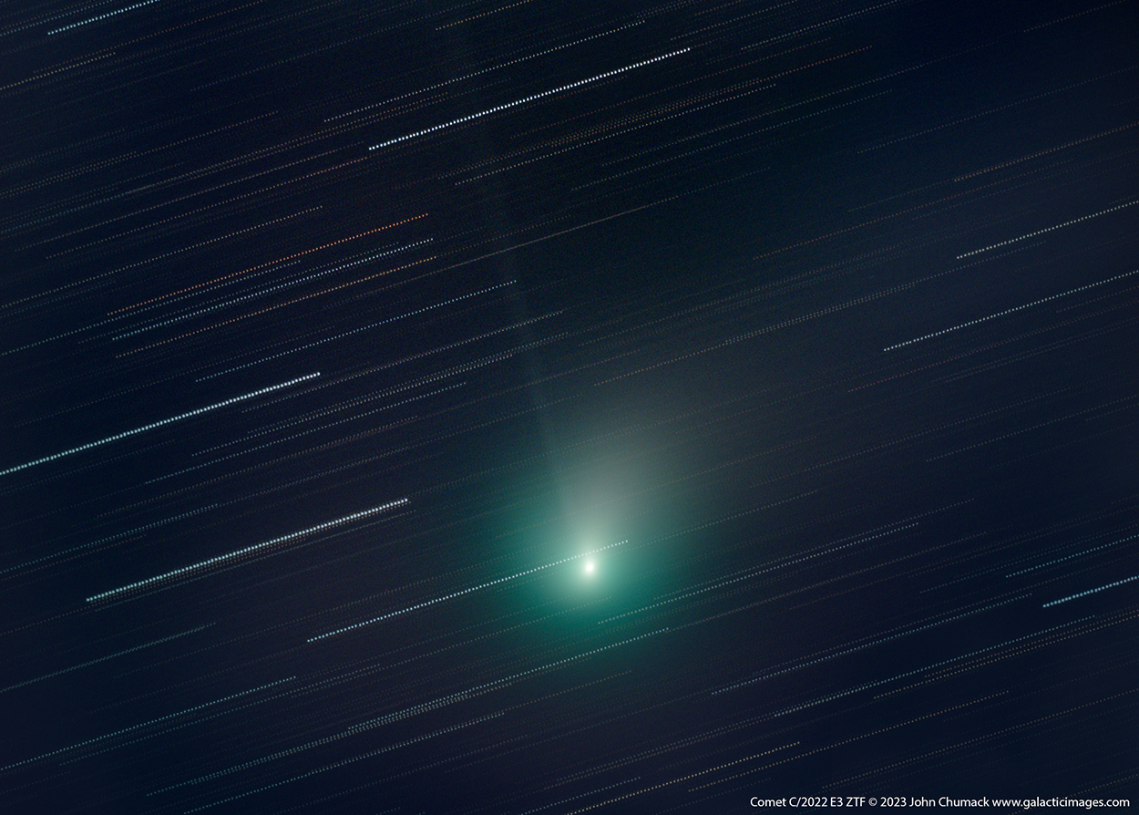 Comet C/2022 E3 ZTF Tracking the Comet's Nucleus on 02-04-2022 UT.