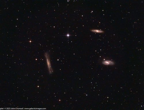 The Leo Galaxy Triplet on 02-14-2023
