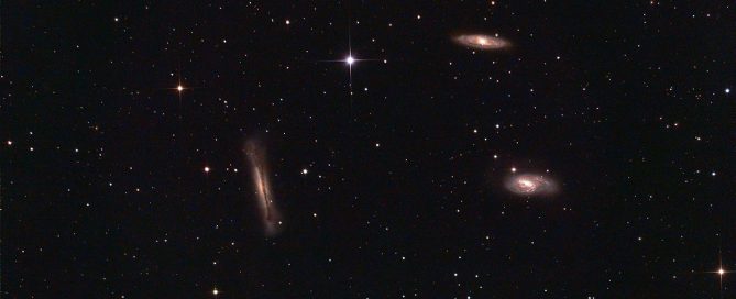 The Leo GalaxyTriplet, M65, M66, NGC 3628