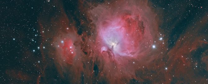 M42 and M43 The Great Orion Nebula Complexwith NGC 1973-75-77 The Running Man Nebula
