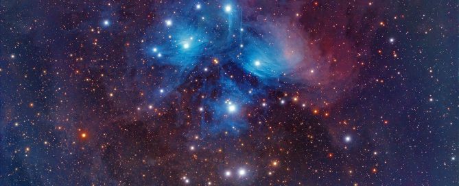 M45 The Pleiades Star Cluster - Seven SIsters