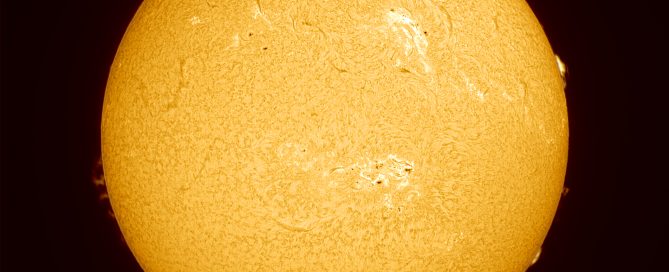 The Sun in Hydrogen Alpha Light on 04-20-2024 (Full Disk)