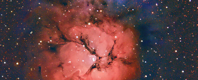 M20 The Trifid Nebula - A close-up inside