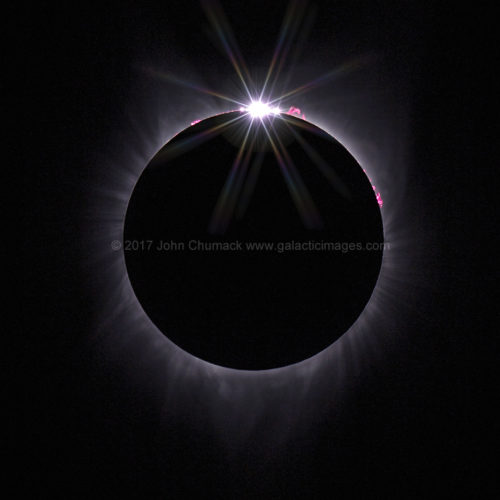 2017 Total Solar Eclipse Diamond Ring Photos