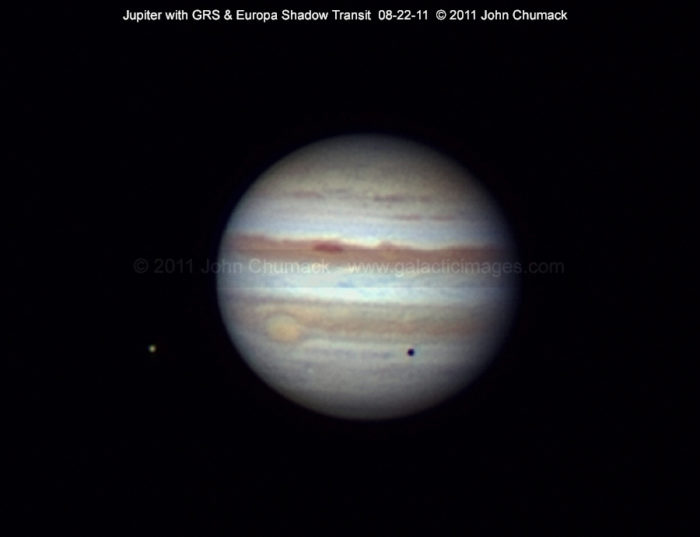 Jupiter Photos & Moon Europa Shadow Transit Photos