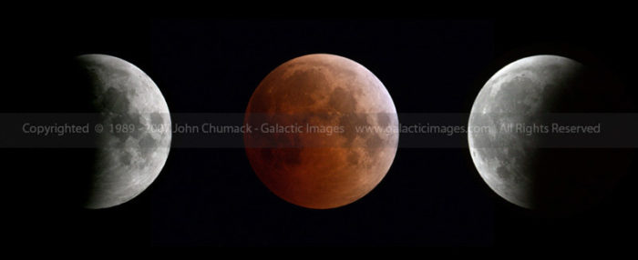 Lunar Eclipse Sequence 3 Photos, Red Sox Eclipse
