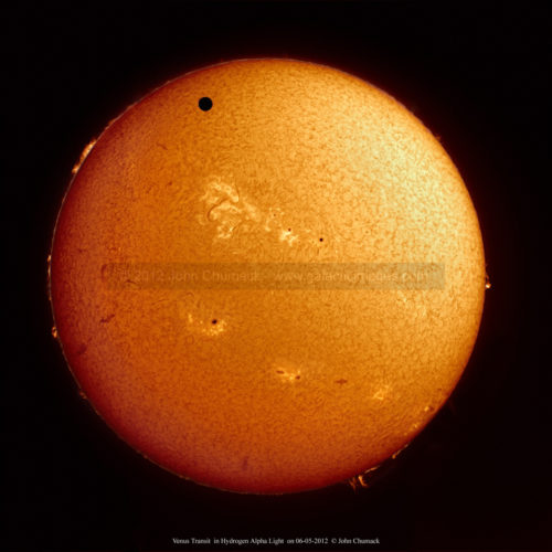 Venus Transit 2012 photos - Full Hydrogen Alpha Solar Disk Photo