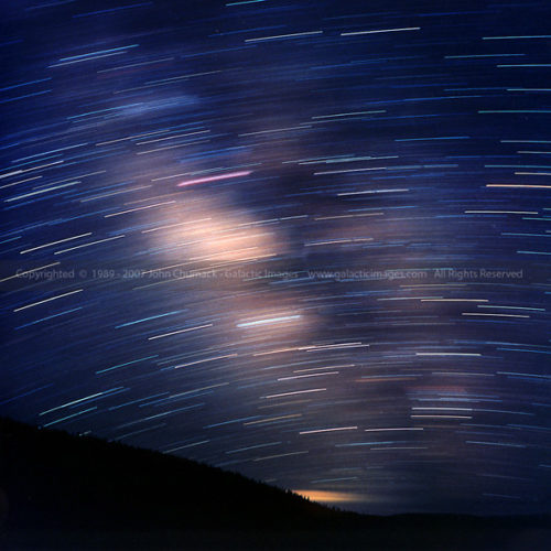 Milkyway Star Trails Photos 30 min