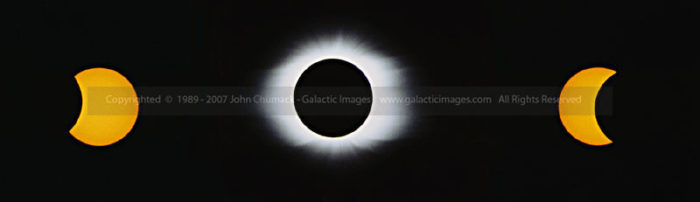 1998 Total Solar Eclipse Photo Sequence