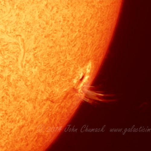 Sunspot Eruption Solar Flare Photos