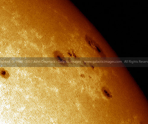 Sunspots Closeup Photos